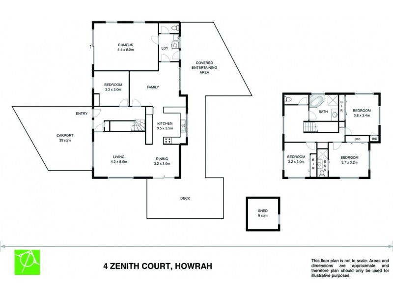 4 Zenith Court, Howrah TAS 7018 Floorplan