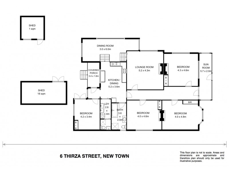 6 Thirza Street, New Town TAS 7008 Floorplan