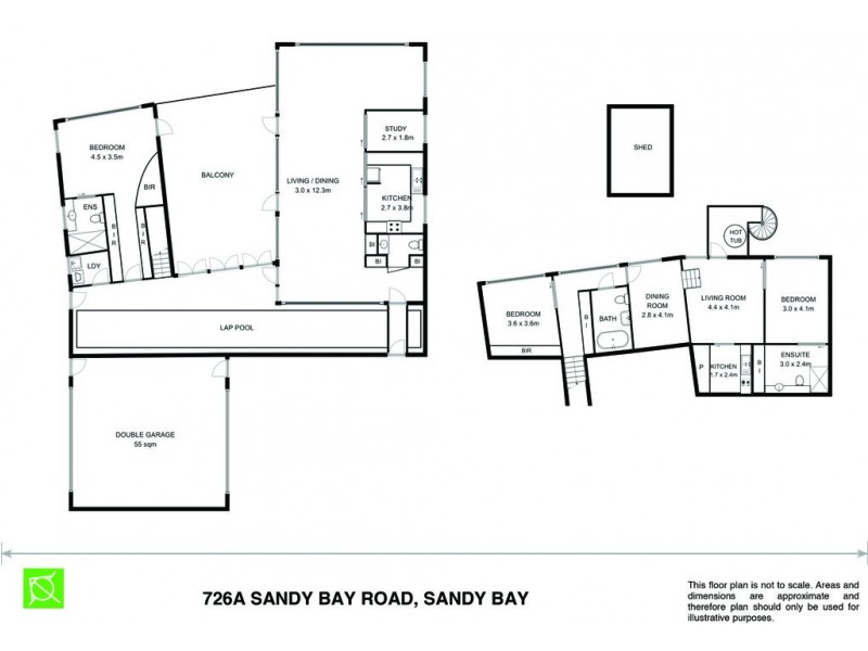 726A Sandy Bay Road, Sandy Bay TAS 7005 Floorplan