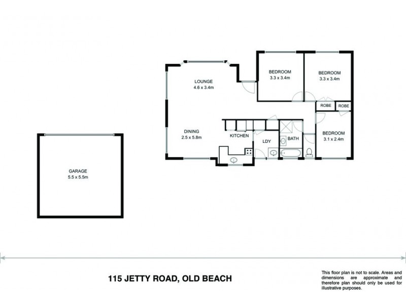 115 Jetty Road, Old Beach TAS 7017 Floorplan