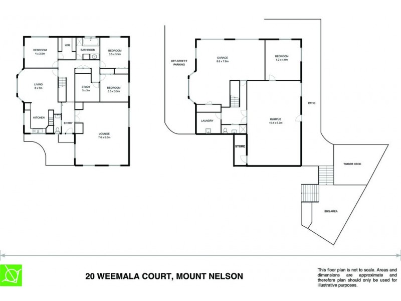 20 Weemala Court, Mount Nelson TAS 7007 Floorplan