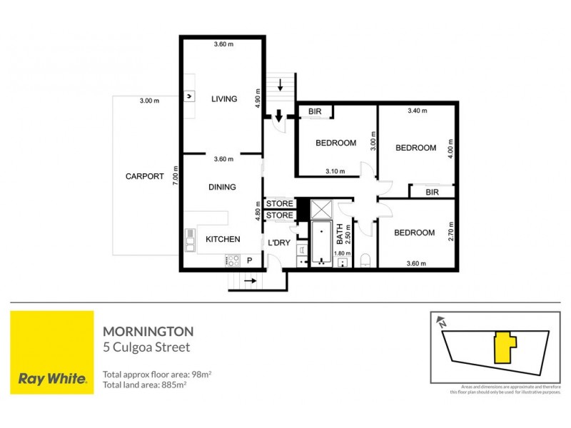 5 Culgoa Street, Mornington TAS 7018 Floorplan