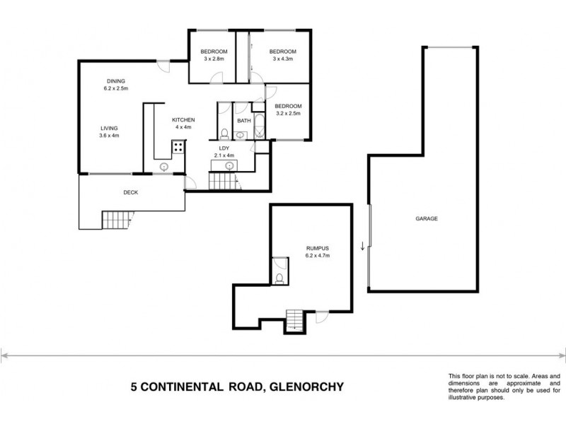 5 Continental Road, Glenorchy TAS 7010 Floorplan