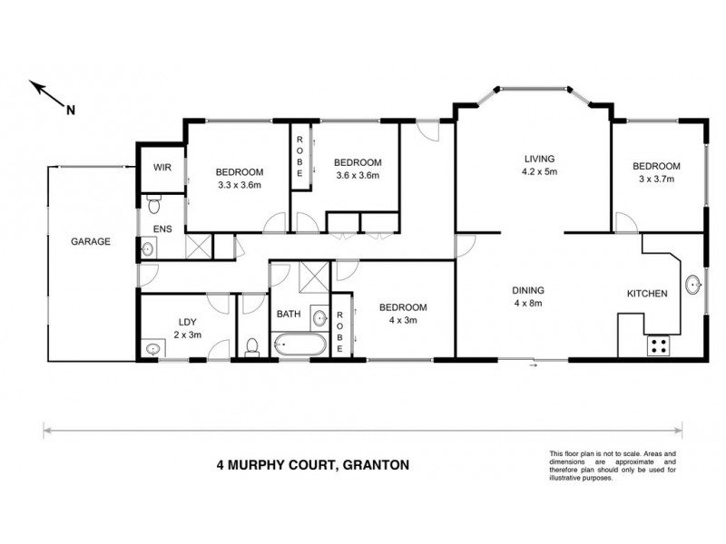 4 Murphy Court, Granton TAS 7030 Floorplan
