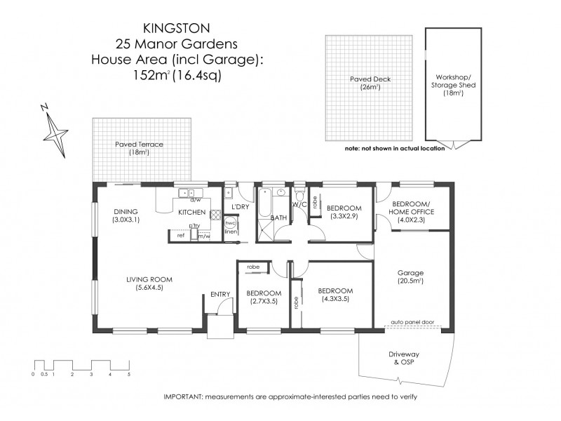 25 Manor Gardens, Kingston TAS 7050 Floorplan
