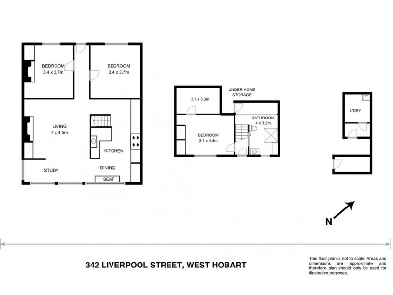 342 Liverpool Street, West Hobart TAS 7000 Floorplan