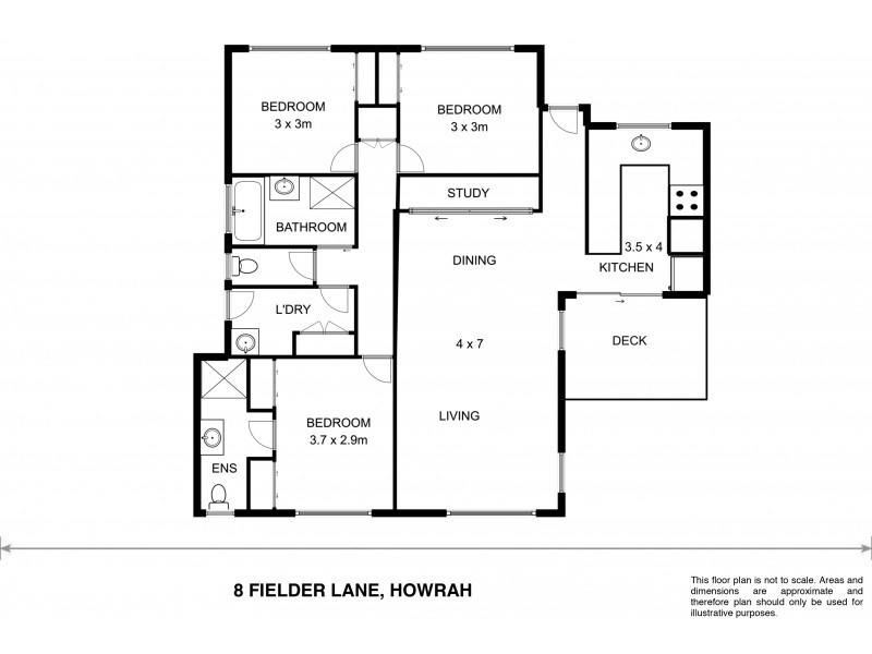 8 Fielder Lane, Howrah TAS 7018 Floorplan