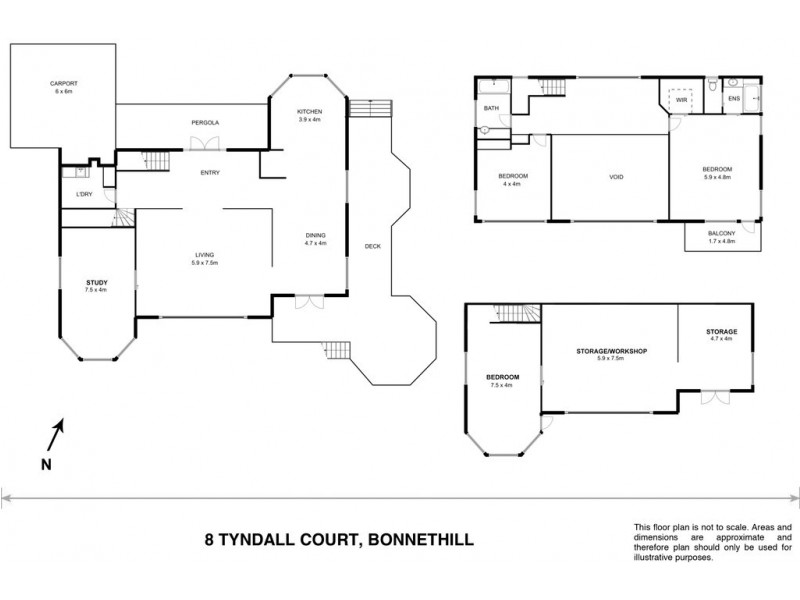 8 Tyndall Court, Bonnet Hill TAS 7053 Floorplan