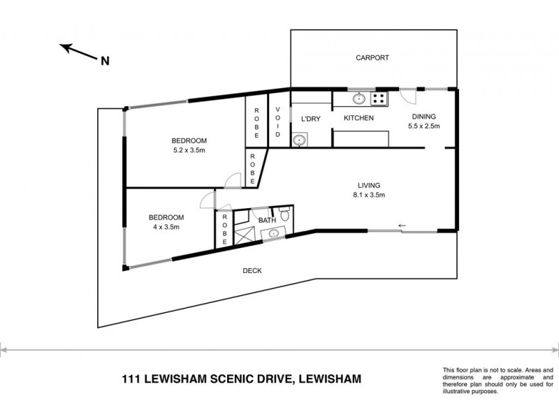 111 Lewisham Scenic Drive, Lewisham TAS 7173 Floorplan