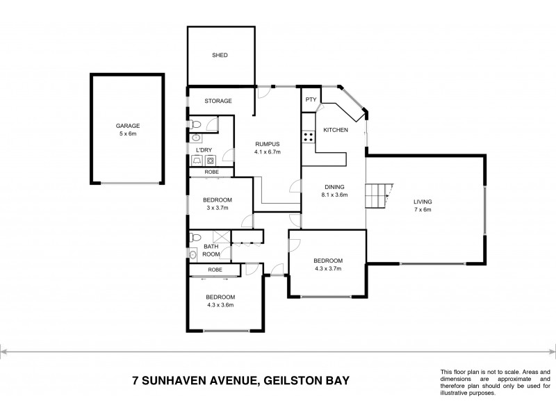 7 Sunhaven Avenue, Geilston Bay TAS 7015 Floorplan