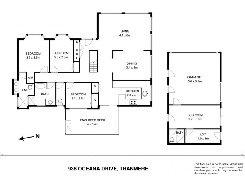 938 Oceana Drive, Tranmere TAS 7018 Floorplan