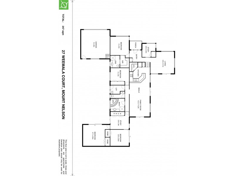 27 Weemala Court, Mount Nelson TAS 7007 Floorplan