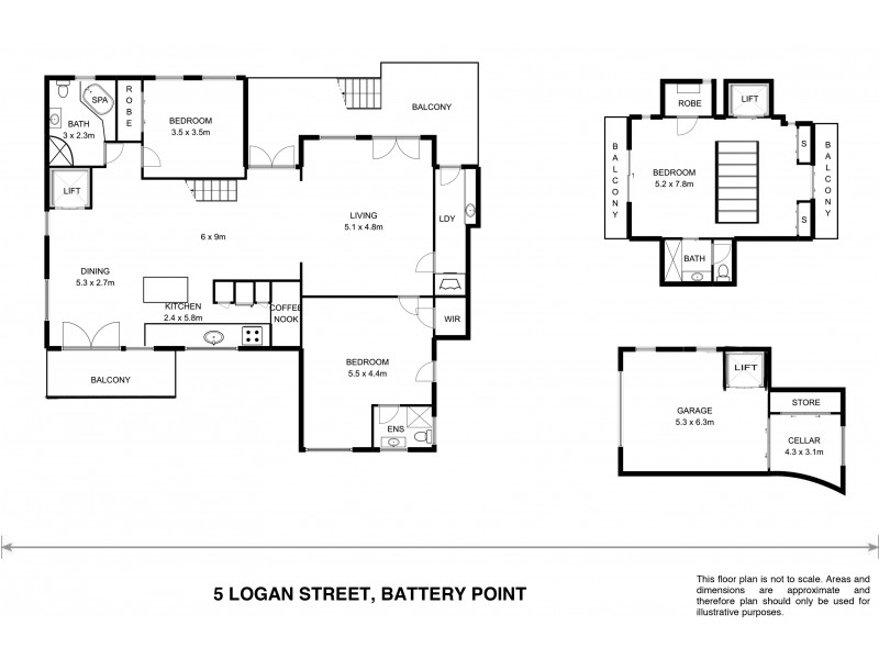 5 Logan Street, Battery Point TAS 7004 Floorplan