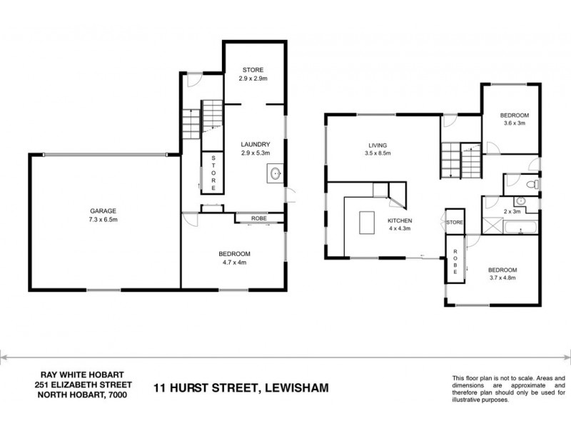 11 Hurst Street, Lewisham TAS 7173 Floorplan