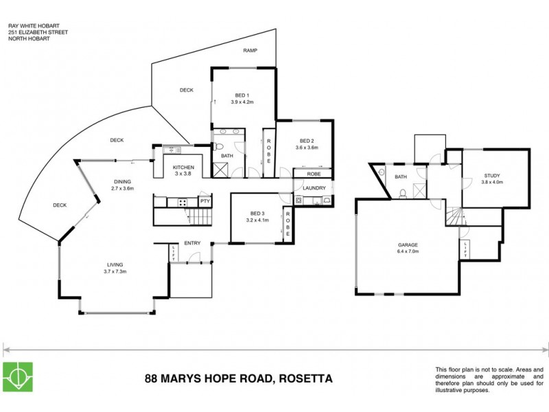 88 Marys Hope Road, Rosetta TAS 7010 Floorplan