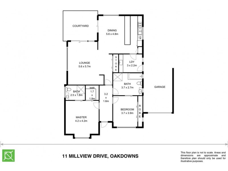 11 Millview Drive, Oakdowns TAS 7019 Floorplan
