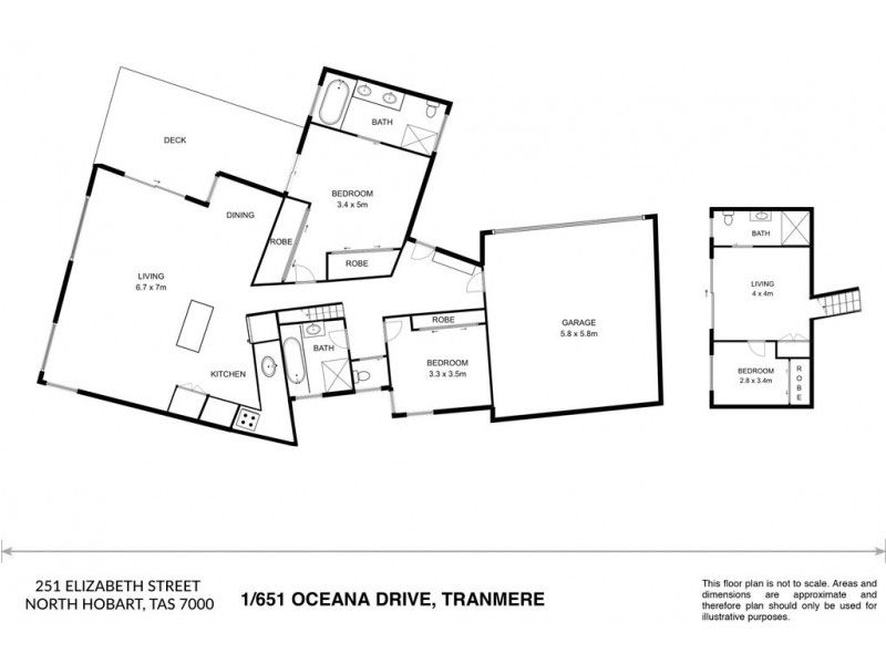 1/651 Oceana Drive, Tranmere TAS 7018 Floorplan