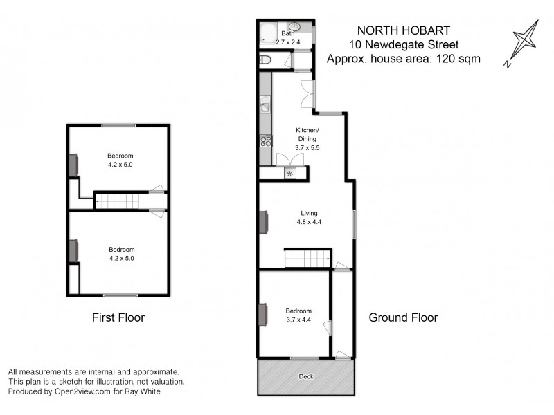 10 Newdegate Street, North Hobart TAS 7000 Floorplan