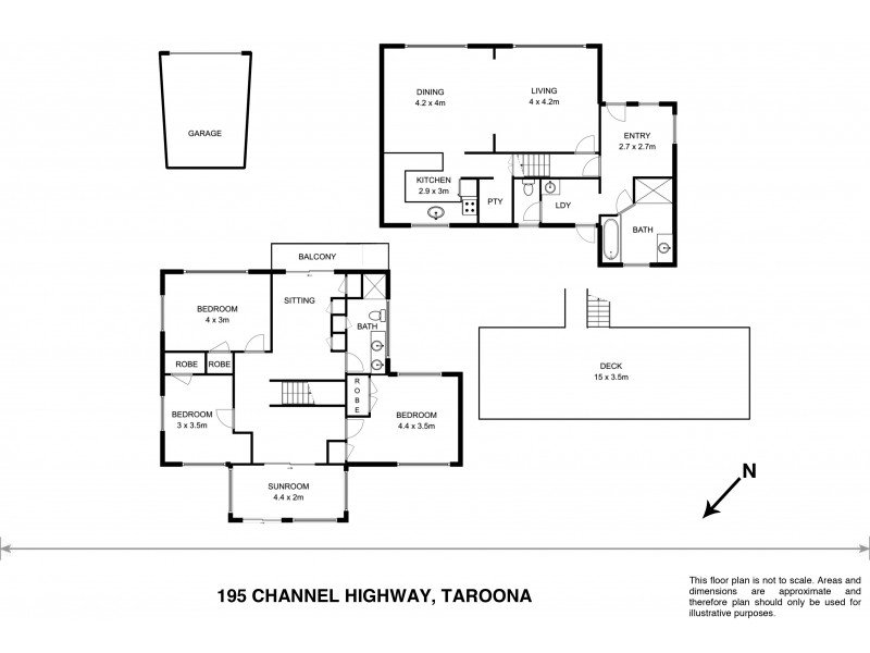 195 Channel Highway, Taroona TAS 7053 Floorplan