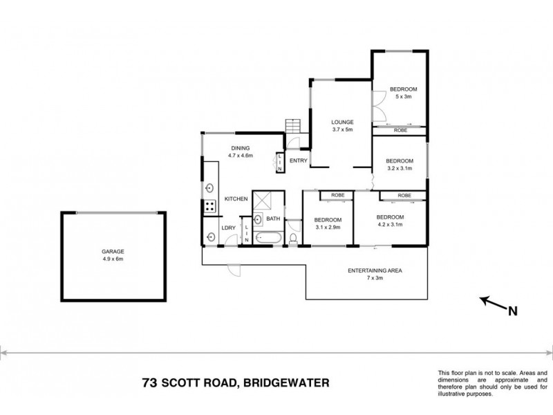 73 Scott Road, Bridgewater TAS 7030 Floorplan