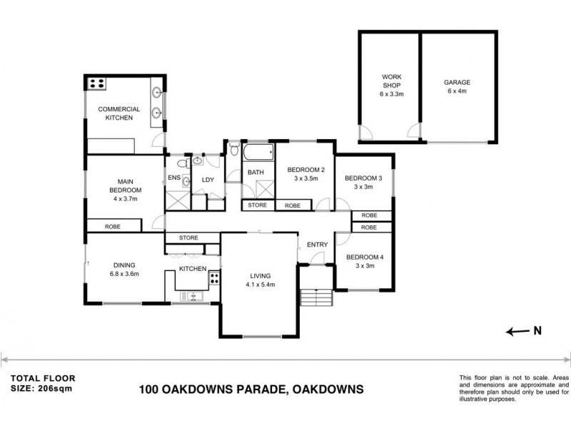 100 Oakdowns Parade, Oakdowns TAS 7019 Floorplan