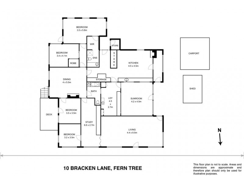 10 Bracken Lane, Fern Tree TAS 7054 Floorplan