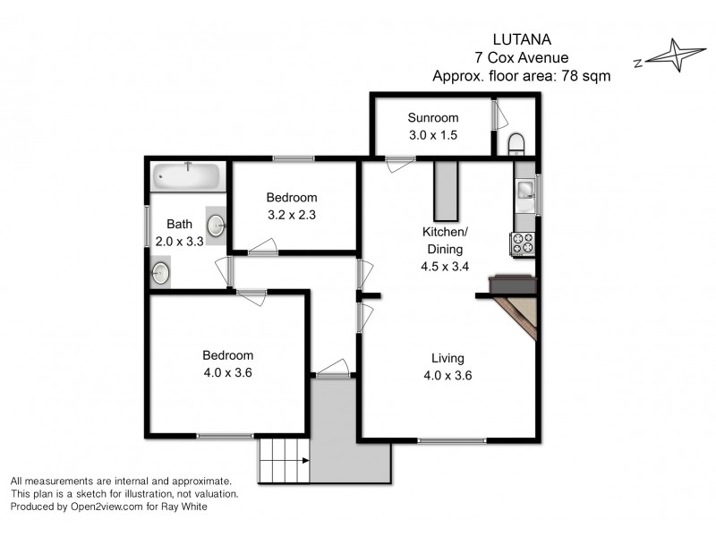 7 Cox Avenue, Lutana TAS 7009 Floorplan