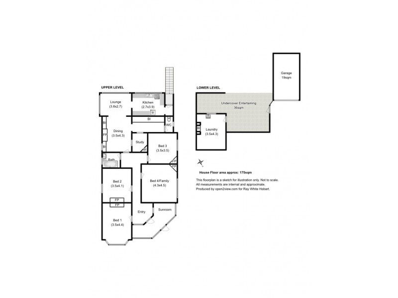 14 Cavell Street, West Hobart TAS 7000 Floorplan