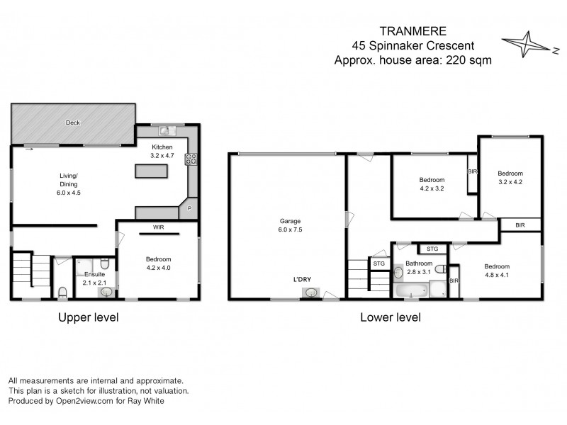 45 Spinnaker Crescent, Tranmere TAS 7018 Floorplan