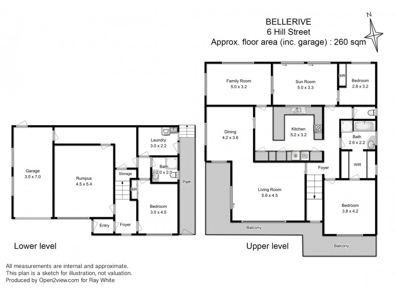6 Hill Street, Bellerive TAS 7018 Floorplan