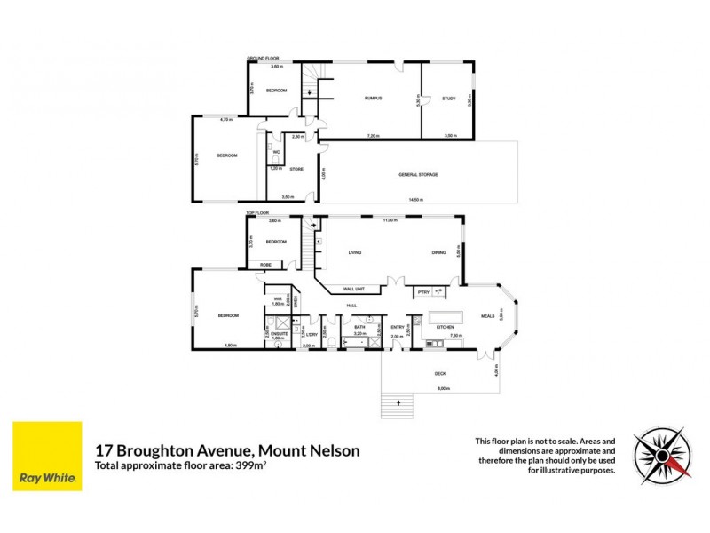 17 Broughton Avenue, Mount Nelson TAS 7007 Floorplan