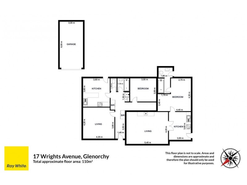 1 and 2/17 Wrights Avenue, Glenorchy TAS 7010 Floorplan