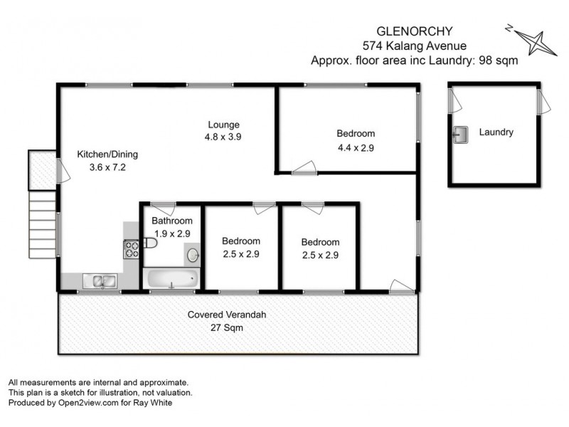 574 Kalang Avenue, Glenorchy TAS 7010 Floorplan
