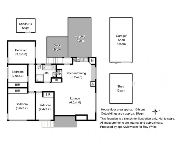12 Corranga Drive, Chigwell TAS 7011 Floorplan