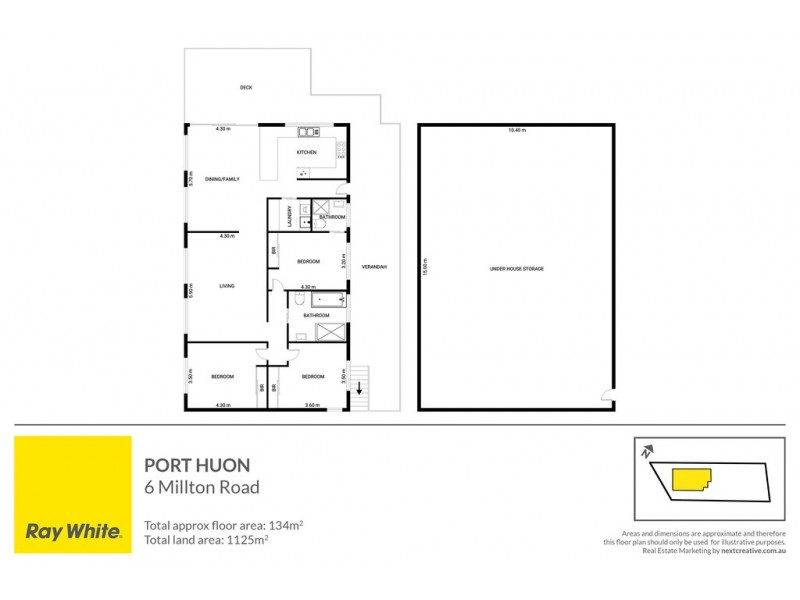 6 Millton Road, Port Huon TAS 7116 Floorplan