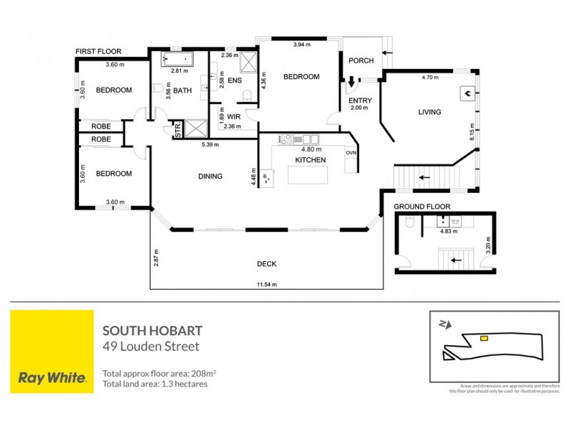 49 Louden Street, South Hobart TAS 7004 Floorplan