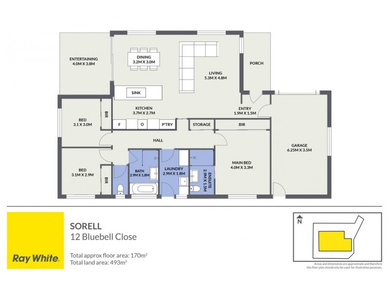 12 Bluebell Close, Sorell TAS 7172 Floorplan