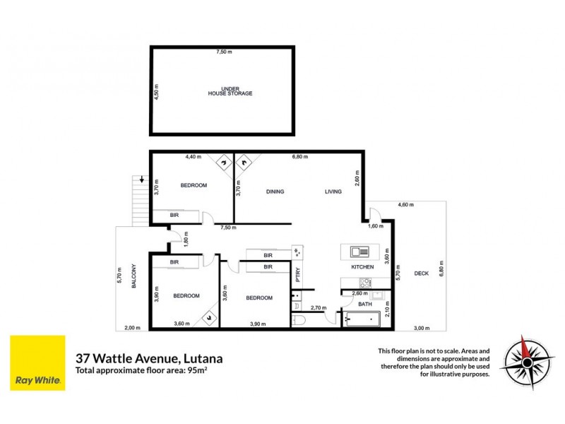 37 Wattle Avenue, Lutana TAS 7009 Floorplan