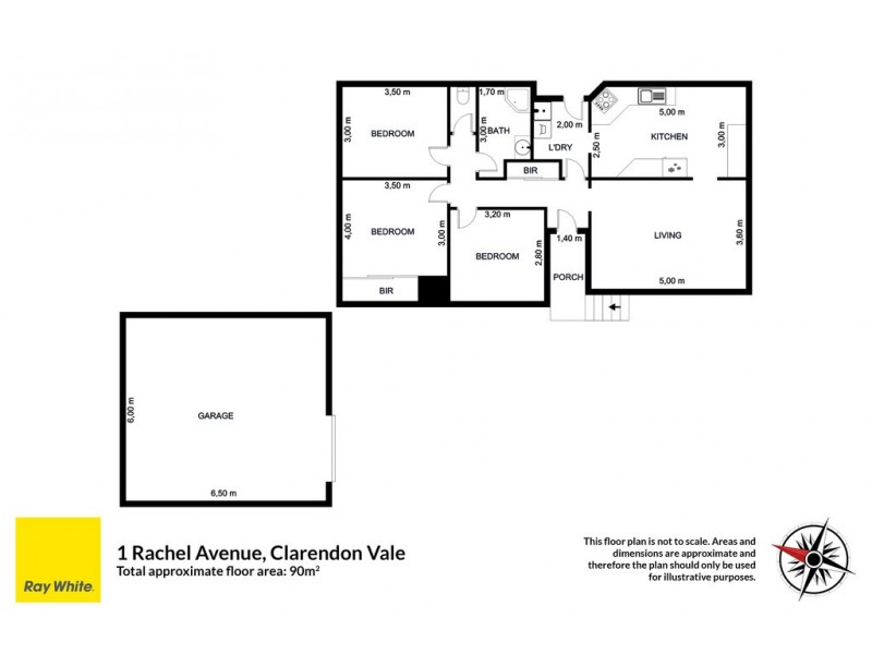 1 Rachel Avenue, Clarendon Vale TAS 7019 Floorplan