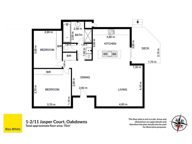 1/11 Jasper Court, Oakdowns TAS 7019 Floorplan