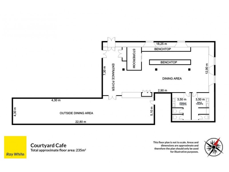 The Courtyard Cafe, Hobart TAS 7000