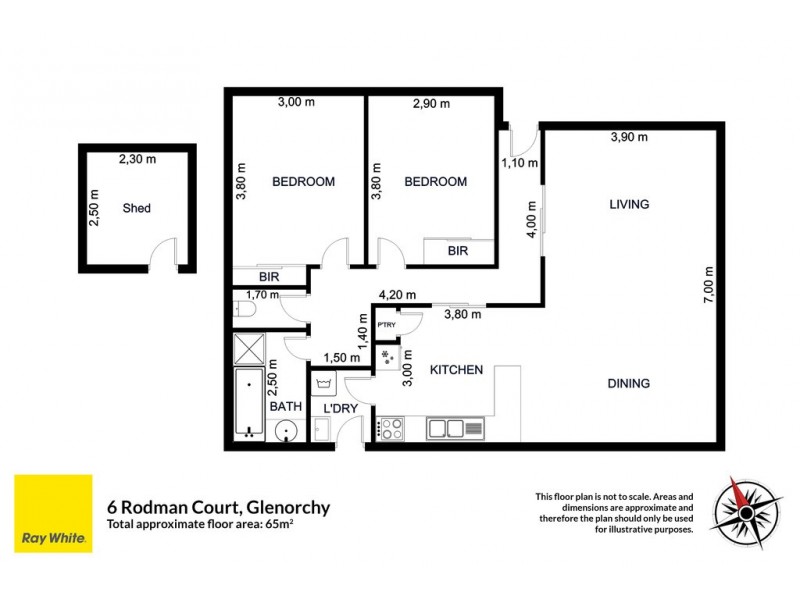 6 Rodman Court, Glenorchy TAS 7010 Floorplan