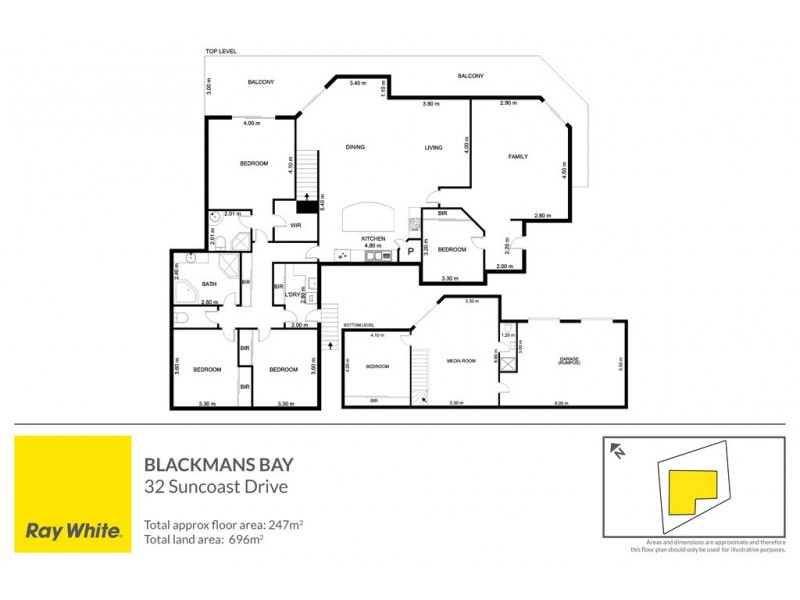 32 Suncoast Drive, Blackmans Bay TAS 7052 Floorplan