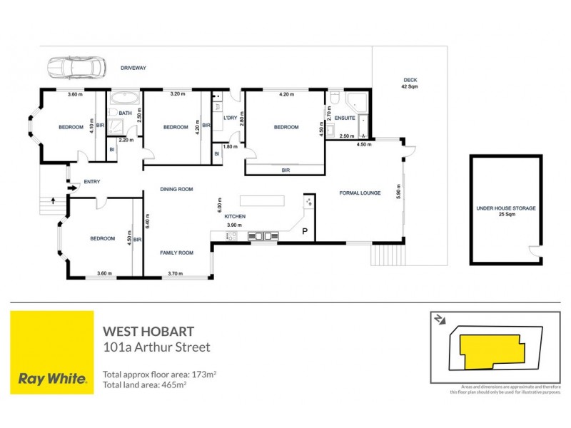 101A Arthur Street, West Hobart TAS 7000 Floorplan