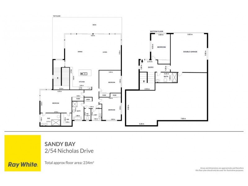 2/54 Nicholas Drive, Sandy Bay TAS 7005 Floorplan