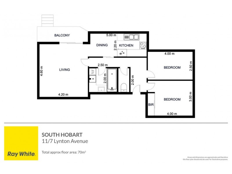 11/7 Lynton Avenue, South Hobart TAS 7004 Floorplan