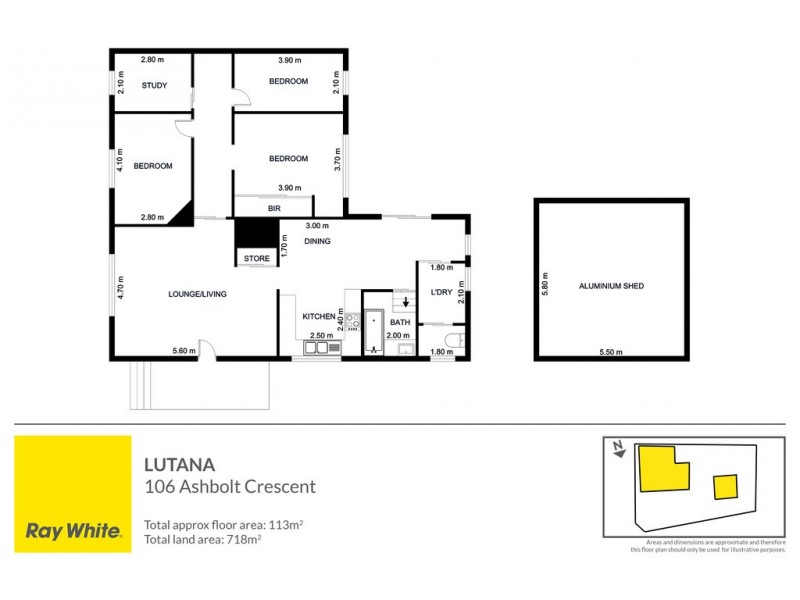 106 Ashbolt Crescent, Lutana TAS 7009 Floorplan