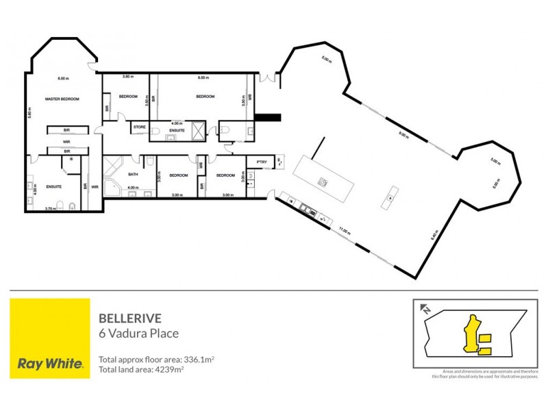6 Vadura Place, Bellerive TAS 7018 Floorplan