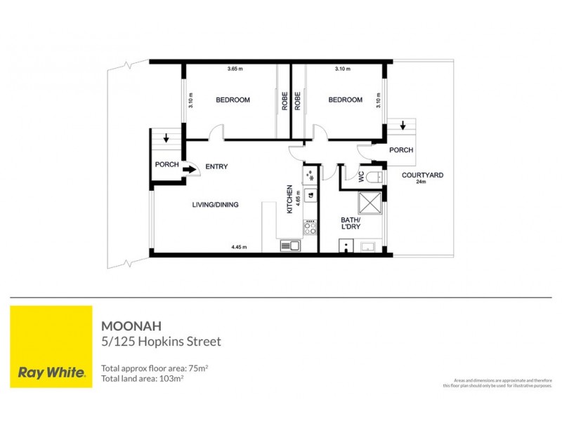 5/125 Hopkins Street, Moonah TAS 7009 Floorplan