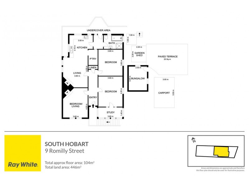 9 Romilly Street, South Hobart TAS 7004 Floorplan